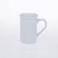 Taza de procelain blanca de 11 oz/320 ml con calcomanías de cerámica de cerámica tazas de café estampados